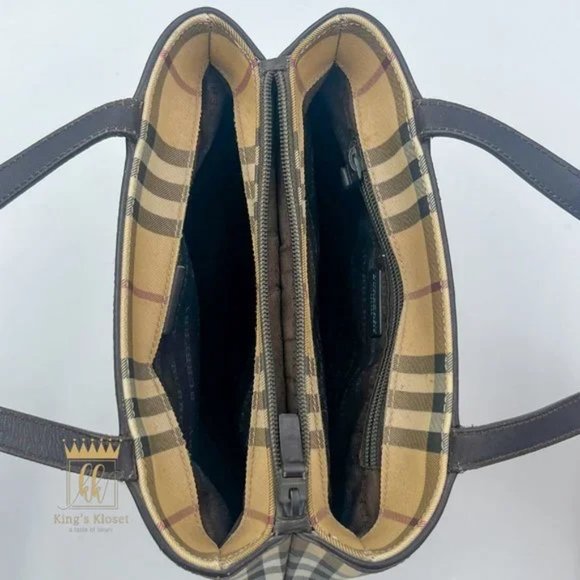 VINTAGE BURBERRY MINI HANDBAG - Picture 9 of 12